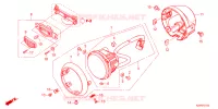 PHARE pour Honda SUPER CUB 110 スーパーカブ PRO de 2024