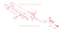SILENCIEUX D'ECHAPPEMENT pour Honda SUPER CUB 110 スーパーカブ PRO de 2024