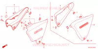 COUVERCLES LATERAUX pour Honda CB 1100 EX DCT ABS de 2024