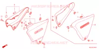 COUVERCLES LATERAUX pour Honda CB 1100 RS DCT ABS de 2023