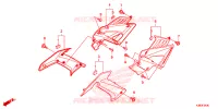 COUVERCLES LATERAUX pour Honda CBF 160 UNICORN de 2021