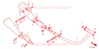 SILENCIEUX D'ECHAPPEMENT pour Honda CBR 250 R ABS de 2013