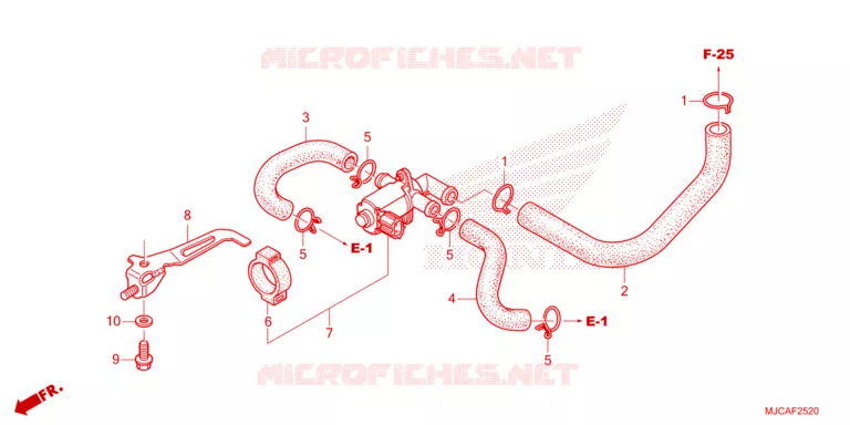 VALVE DE COMMANDE D'INJECTION D'AIR Honda MOTO 600 CBR 2021  CBR600RAM