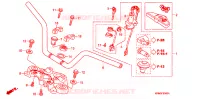 GUIDON   TE DE FOURCHE pour Honda CG 150 TITAN PARTIDA ELETRICA de 2004