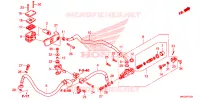 MAITRE CYLINDRE DE FREIN ARRIERE pour Honda REBEL 500 ABS de 2022