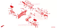 REPOSE PIED pour Honda REBEL 500 ABS de 2022