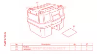 TOP CASE 38L pour Honda AFRICA TWIN 1100 ADVENTURE de 2022