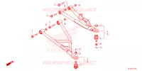 TRIANGLES AVANT pour Honda PIONEER 1000 M5 DELUXE de 2022
