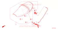 SELLE pour Honda HAWK 1100 de 2024