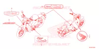 AUTOCOLLANTS pour Honda SUPER CUB 125 ABS de 2023