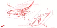 COUVERCLES LATERAUX pour Honda CB 650 R de 2024