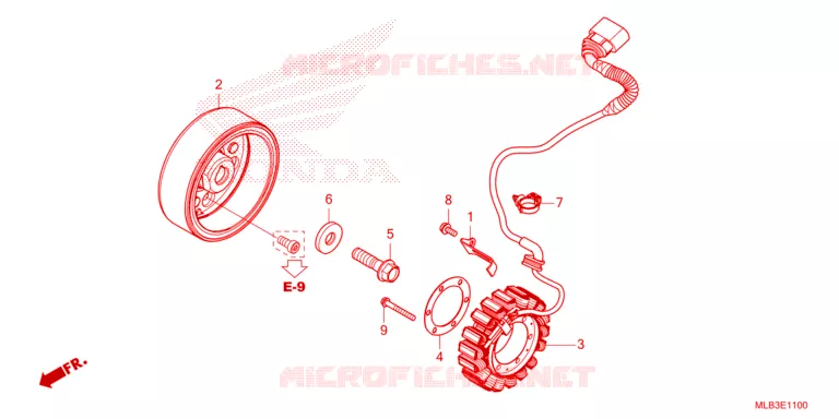 ALTERNATEUR Honda MOTO 750 HORNET 2024  CB750AP