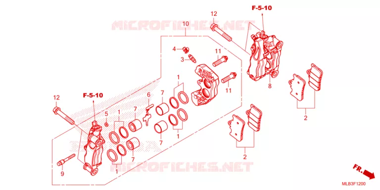 ETRIER DE FREIN AVANT Honda MOTO 750 HORNET 2023  CB750AP
