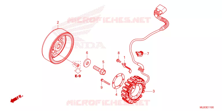 ALTERNATEUR Honda MOTO 750 HORNET 2023  CB750AP