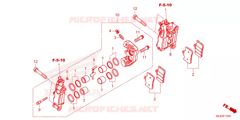 ETRIER DE FREIN AVANT Honda MOTO 750 HORNET 2024  CB750AP