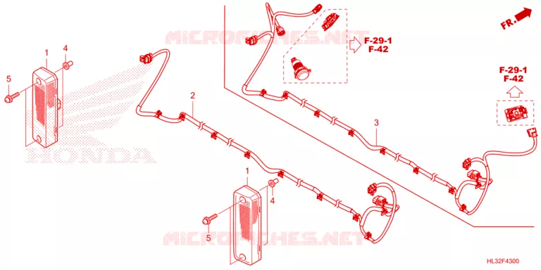 FEU ARRIERE Honda ATV 700 PIONEER 2023  SXS700M2DP