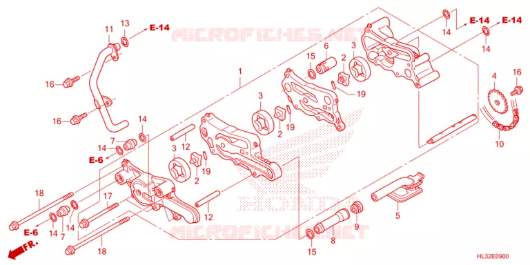 POMPE A HUILE Honda ATV 700 PIONEER 2023  SXS700M2DP
