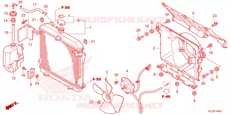 RADIATEUR Honda ATV 700 PIONEER 2023  SXS700M2DP