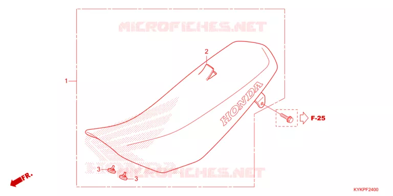 SELLE Honda MOTO 110 CRF 2023  CRF110FP