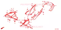 COUVERCLES LATERAUX pour Honda CB 250 R de 2023