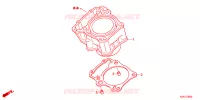 CYLINDRE pour Honda CB 250 R de 2023