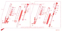 FOURCHE pour Honda CB 250 R de 2023