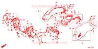 OUIES DE RADIATEUR   CAPOT DE RESERVOIR pour Honda CB 250 R de 2023