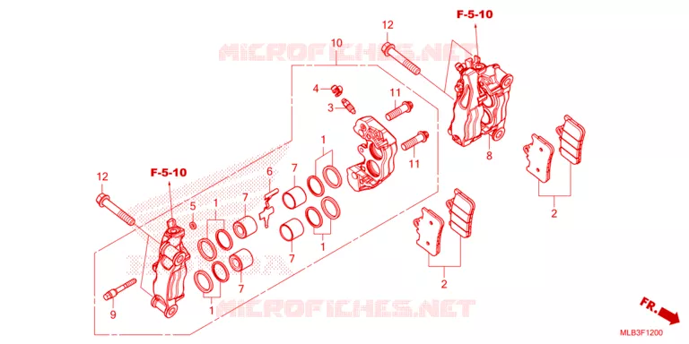 ETRIER DE FREIN AVANT Honda MOTO 750 HORNET 2023  CB750AP