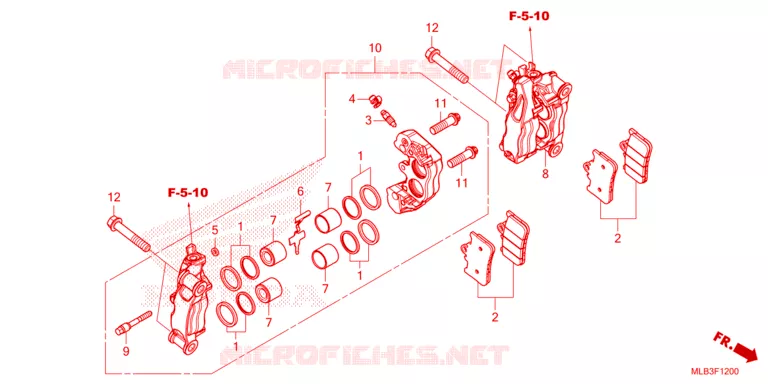 ETRIER DE FREIN AVANT Honda MOTO 750 HORNET 2024  CB750AP