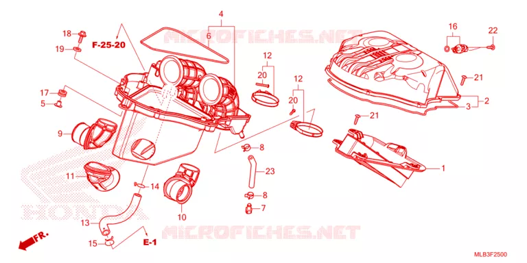 FILTRE A AIR Honda MOTO 750 HORNET 2024  CB750AP