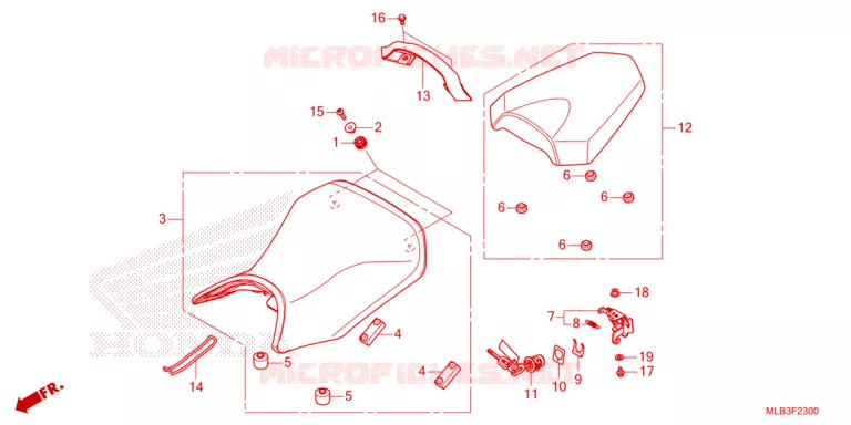 SELLE Honda MOTO 750 HORNET 2024  CB750AP