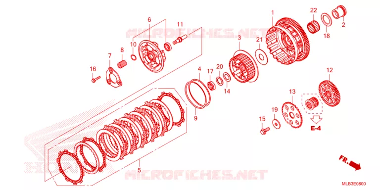 EMBRAYAGE Honda MOTO 750 HORNET 2023  CB750AP