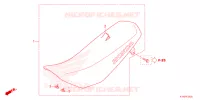 SELLE pour Honda CRF 110 de 2023