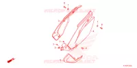 COUVERCLES LATERAUX pour Honda CRF 110 de 2023