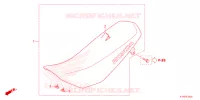 SELLE pour Honda CRF 110 de 2023