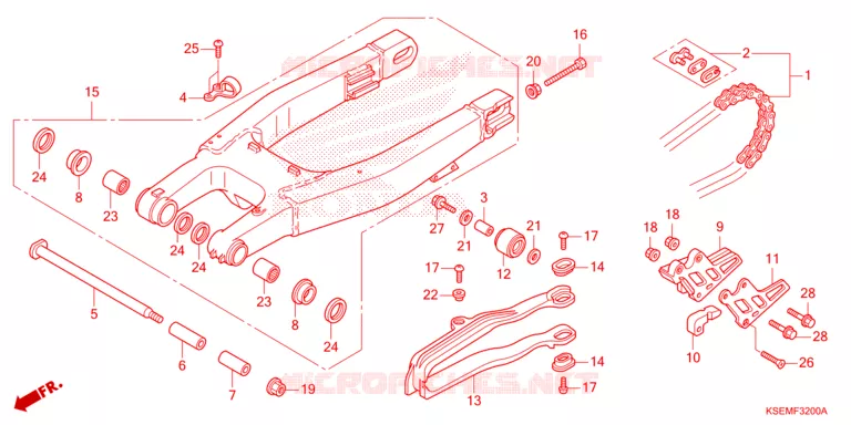 BRAS OSCILLANT Honda MOTO 150 CRF 2023  CRF150RP