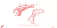 OUIES DE RADIATEUR pour Honda CRF 250 RX de 2022