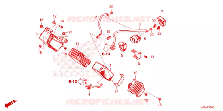 BATTERIE Honda MOTO 250 CRF 2023  CRF250RXP
