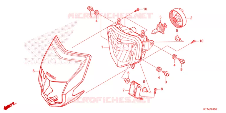 PHARE Honda MOTO 300 CRF 2022  CRF300LAN