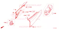 COUVERCLES LATERAUX pour Honda CRF 300 RALLY ABS de 2022