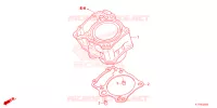 CYLINDRE pour Honda CRF 300 RALLY ABS de 2022