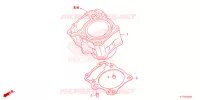 CYLINDRE pour Honda CRF 300 RALLY ABS de 2023