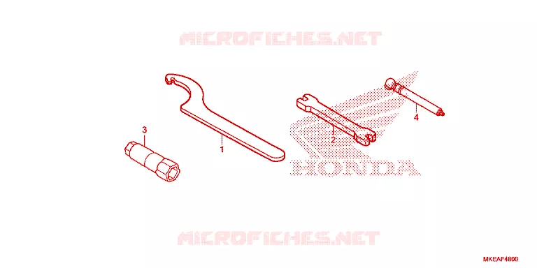 OUTIL Honda MOTO 450 CRF 2024  CRF450RLP