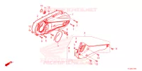 COUVERCLE GAUCHE pour Honda PCX 160 ABS de 2022