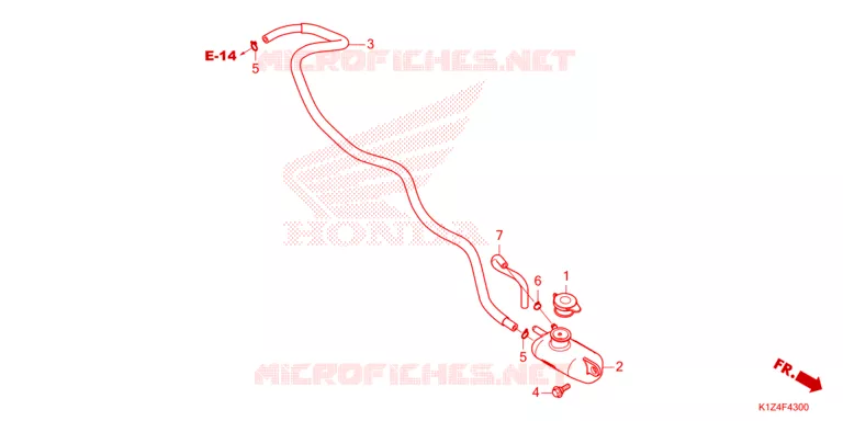VASE D'EXPANSION Honda SCOOTER 160 PCX 2022  WW150AN