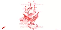 CYLINDRE pour Honda XR 650 L de 2022