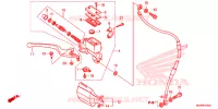MAITRE CYLINDRE DE FREIN AVANT pour Honda XR 650 L de 2022