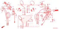 LEVIER DE GUIDON   CABLE   COMMODO pour Honda XR 650 L de 2022