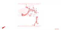 PEDALE pour Honda CRF 450 R 50TH de 2023