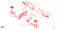 REPOSE PIED pour Honda REBEL 250 ABS de 2023